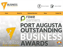 Tablet Screenshot of businessportaugusta.com.au